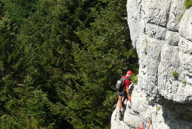 via ferrata du doubs